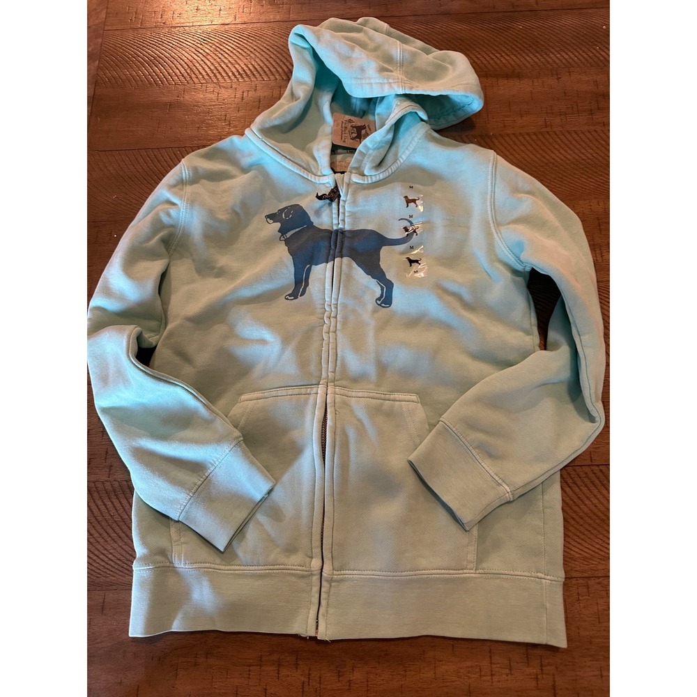 NWT The Black Dog Kids‎ Classic Full-Zip Hoodie – Swell Garment Dye – Size M